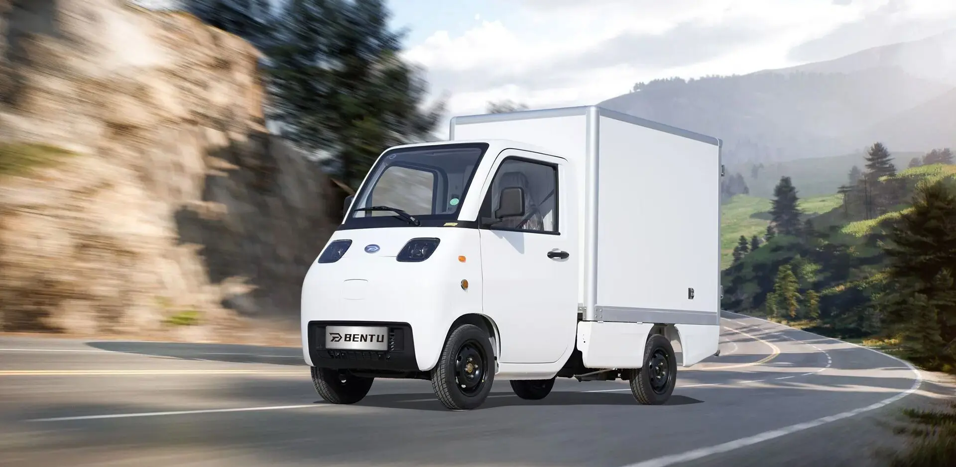 China EEC MINI รถยนต์ไฟฟ้ากล่องอาหารส่ง 3kW โรงงาน